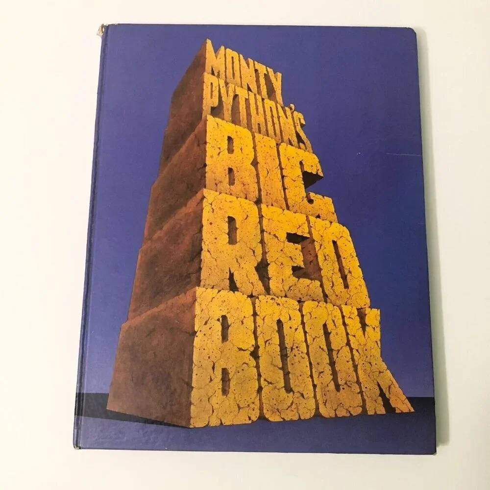 Vintage 1971 Monty Pythons Big Red Book Hardcover Comedy